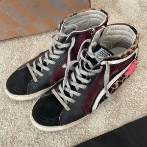 Golden goose slides with box and bag- great condition worn a couple of times